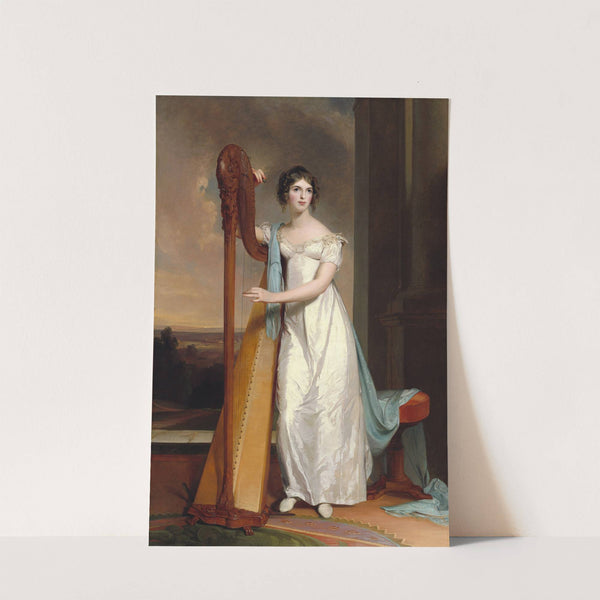 Lady with a Harp - Eliza Ridgely by Thomas Sully
