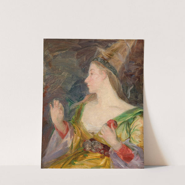 Lady with a hennin by Marie Bracquemond