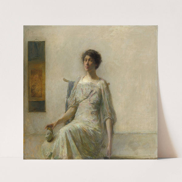 Lady with a Mask (1911) by Thomas Wilmer Dewing