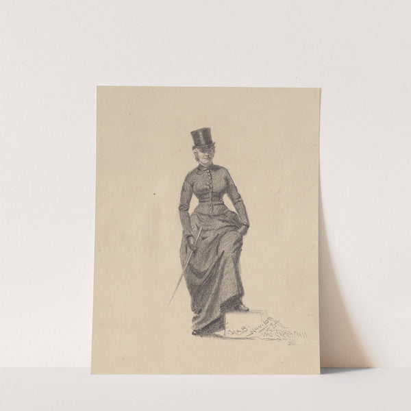 Lady with a Riding Crop by John Haberle