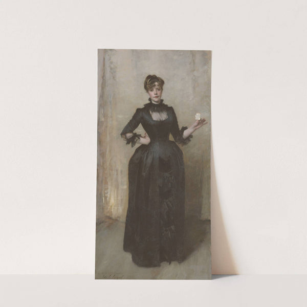 Lady With The Rose (Charlotte Louise Burckhardt) by John Singer Sargent