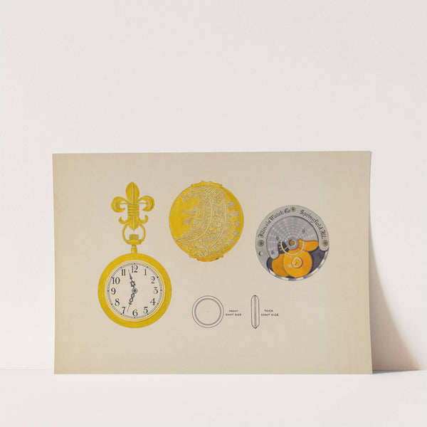 Lady's Watch Case and Frame by Harry G. Aberdeen