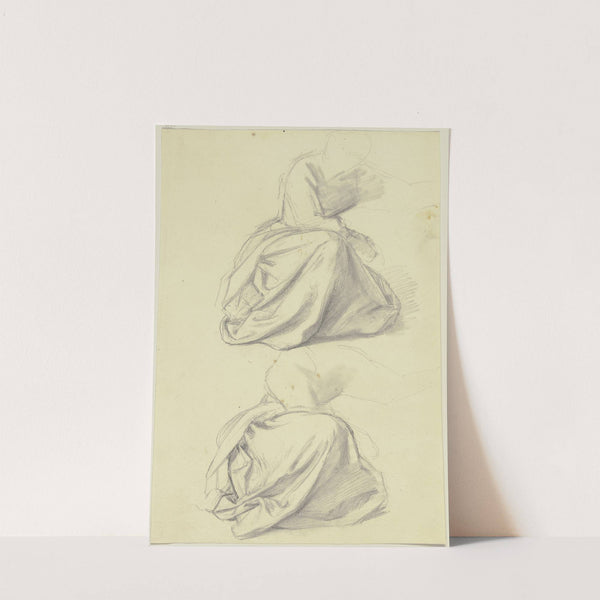 Lagernde weibliche Gewandfigur by Jakob Becker