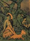 Lagernde Zigeunerfamilie mit Ziege (1926-1927)