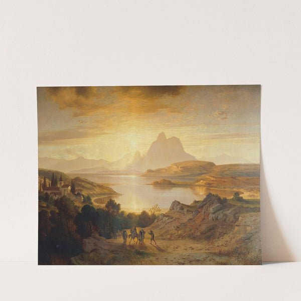 Lago di Lugano (1868) by Albert Zimmermann