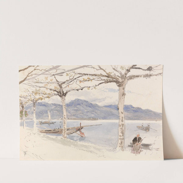 Lago Maggior, Italy by Myles Birket Foster