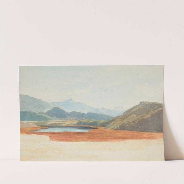 Lagoon, flowering Bulrushes, Wanaka by James Crowe Richmond