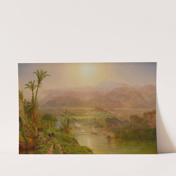 Lagoon of the Guayaquil River, Ecuador (1863) by Louis Remy Mignot