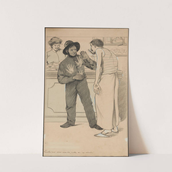 Laiche moi donc avec tes pattes, tu me chalis by Fernand Louis Gottlob