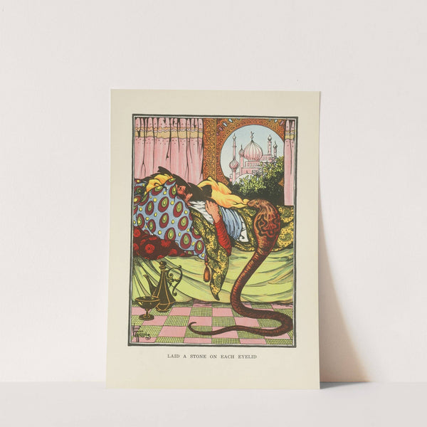 Laid a stone on each eyelid by Violet Moore Higgins