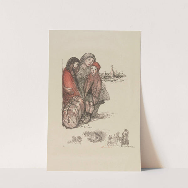 L’Aisne dévastée (1918) by Théophile Alexandre Steinlen