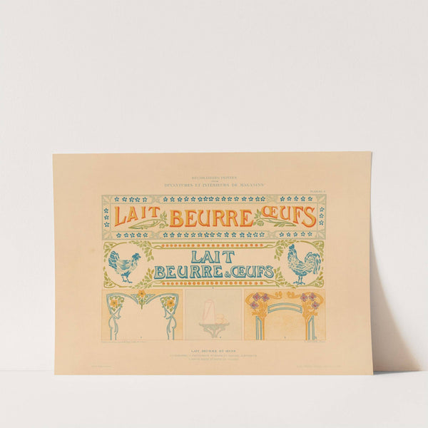 Lait, Beurre et Oeufs (1905) by Henry Guédy