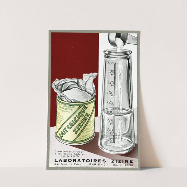 Lait calcique Zizine (1910-1950) by Laboratoires Zizine