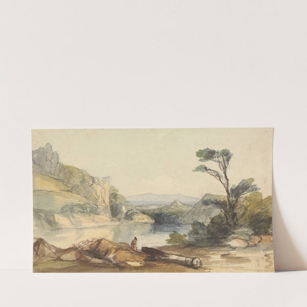 Lake and Mountains by John Renton