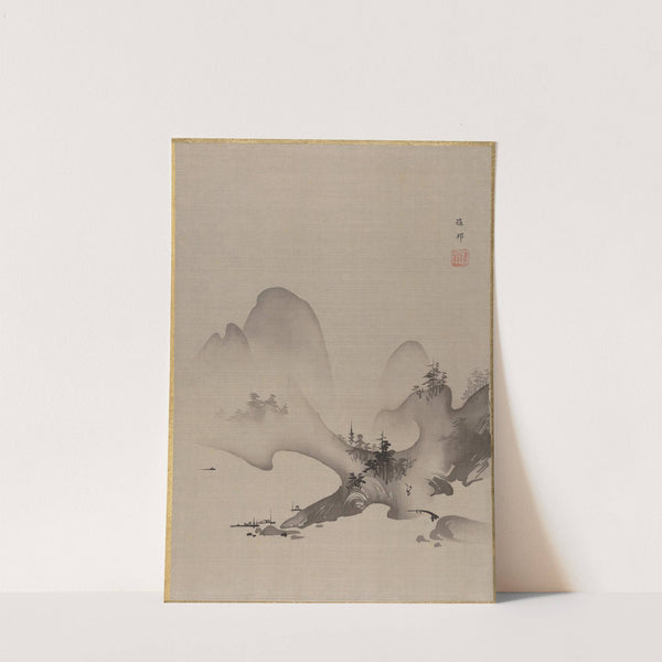 Lake and Mountains (ca. 1885–89) by Hashimoto Gahō