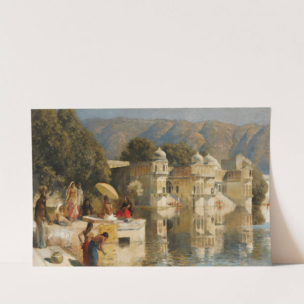 Lake at Oodeypore, India (circa 1893) by Edwin Lord Weeks