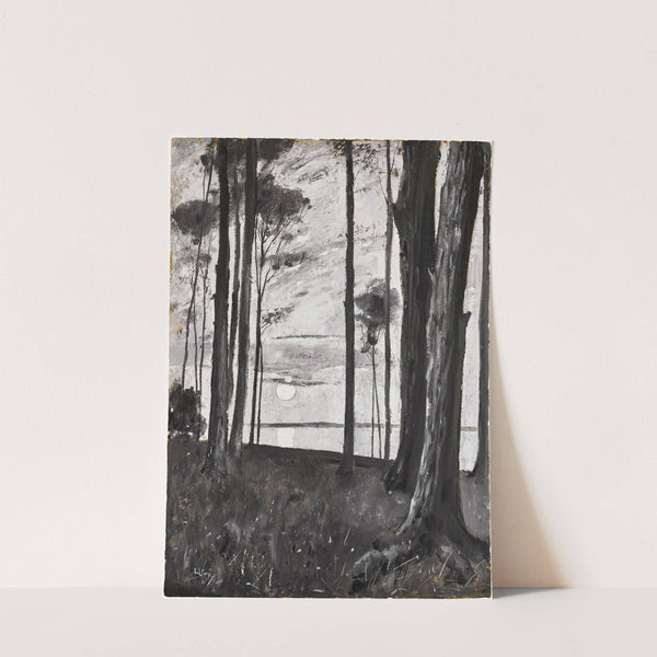 Lake by Moonlight (1890) by Lesser Ury