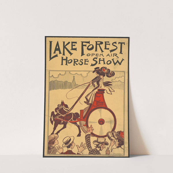 Lake forest open air horse show by John Tinney McCutcheon