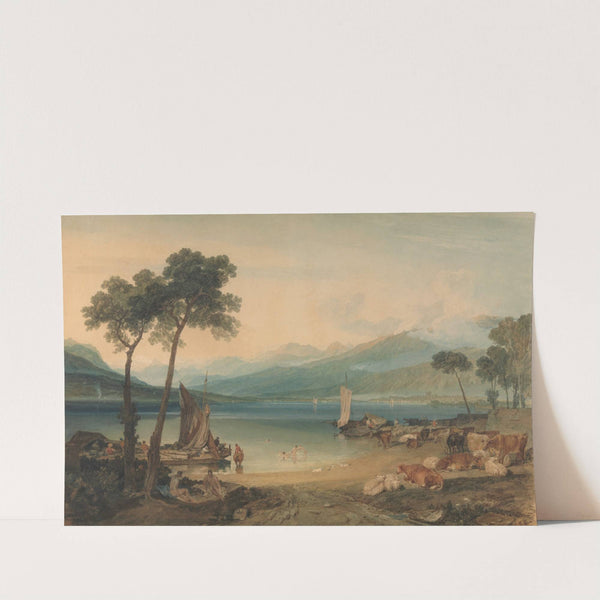 Lake Geneva and Mount Blanc by Joseph Mallord William Turner
