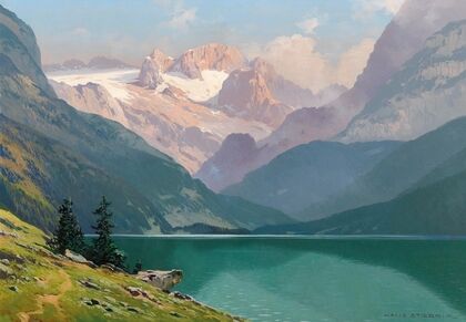 Lake Gosau with the Dachstein