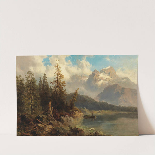 Lake Gosau with the Dachstein by Josef Thoma