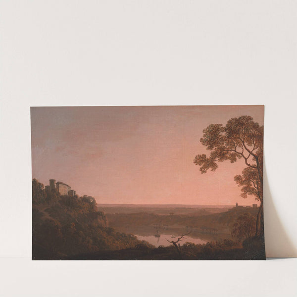 Lake Nemi by Joseph Wright of Derby