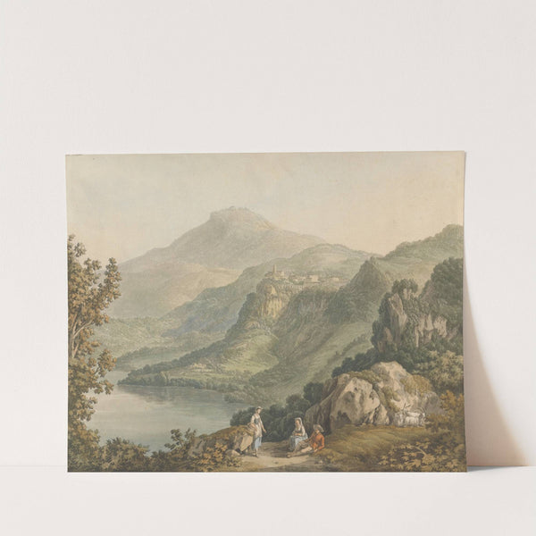 Lake Nemi by Jakob Philipp Hackert