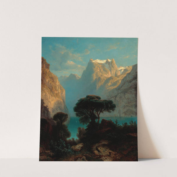 Lake of Four Cantons (1863) by Alexandre Calame