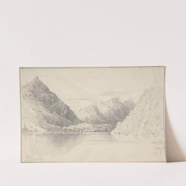 Lake of Thun looking North (1820–67) by Clarkson Stanfield