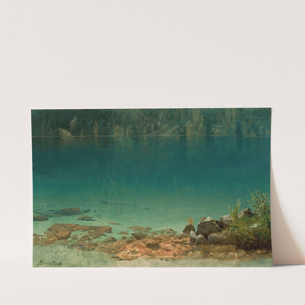 Lake Scene by Albert Bierstadt