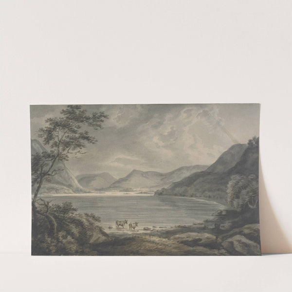 Lake scene by Edward Dayes