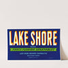 Lake Shore Brand Vegetable Label (1930-1950)