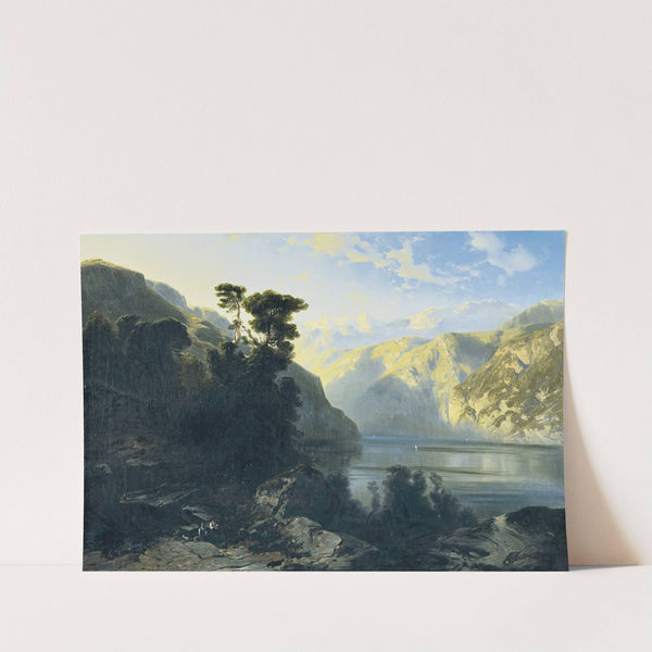 Lake Uri With Urirotstock by Alexandre Calame