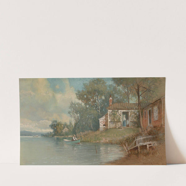 Lakeside Cottage by Francis Augustus Silva