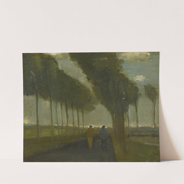 L’allée Aux Deux Promeneurs (1883) by Vincent van Gogh