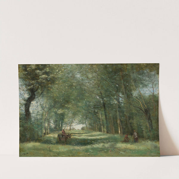L'allée Verte by Jean-Baptiste-Camille Corot