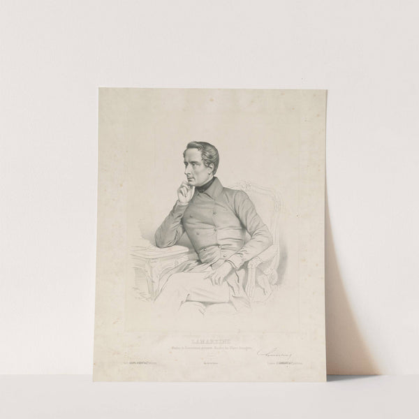 Lamartine membre du gouvernement provisoire – ministre des affaires etrangères by Marie-Alexandre Alophe