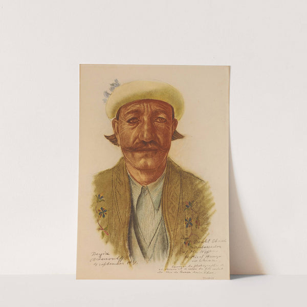 L’Ambassadeur du Mir de Hounza, aupres du Gouvernement de Kachgar (1931) by Alexandre Jacovleff