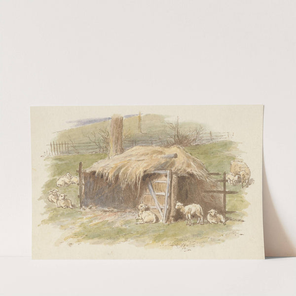 Lambing Time by Alfred W. Cooper