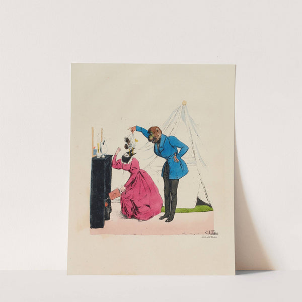 L’Amour propre offensé ne badine pas by Charles-Joseph Traviès de Villers