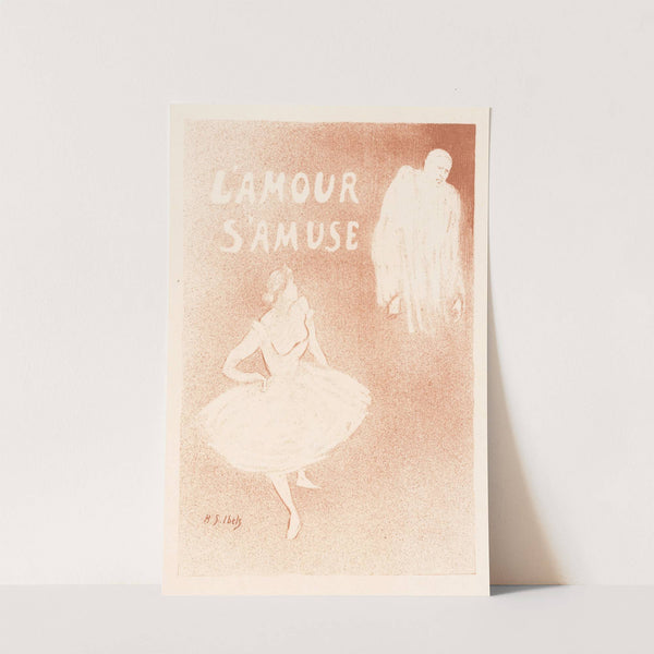 L’amour s’amuse Pl.1 (1892) by Henri-Gabriel Ibels