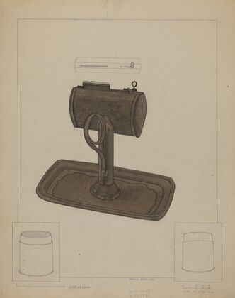 Lamp and Tallow Strainer