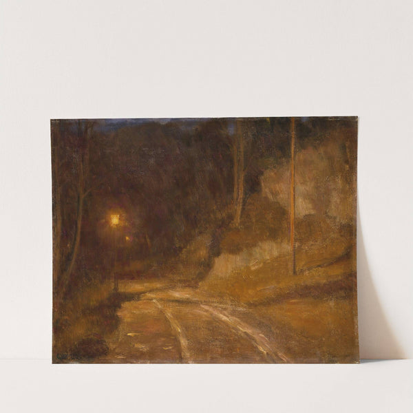 Lamp Light by Erik Werenskiold