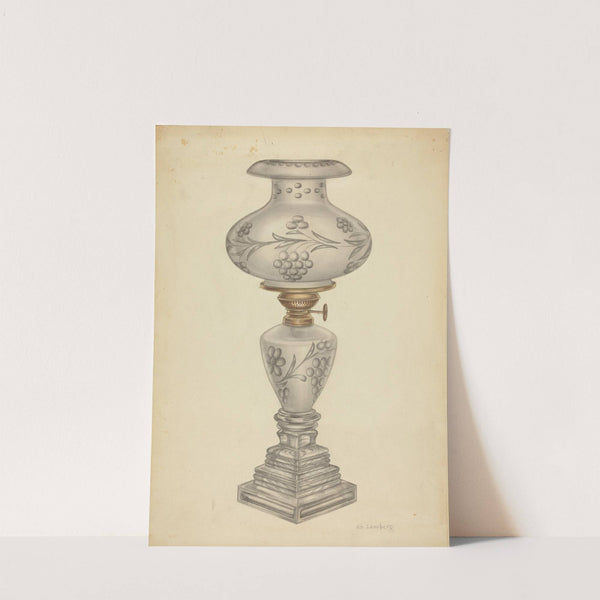 Lamp with Shade by Gertrude Lemberg