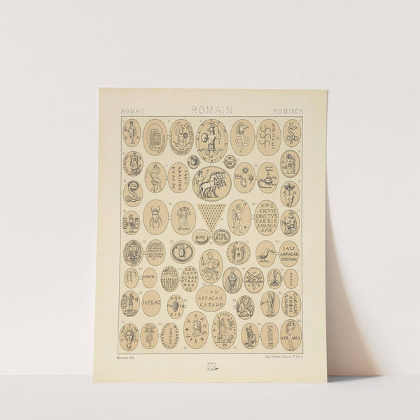 L’amulette, les abraxas (1876-1888) by Auguste Racinet