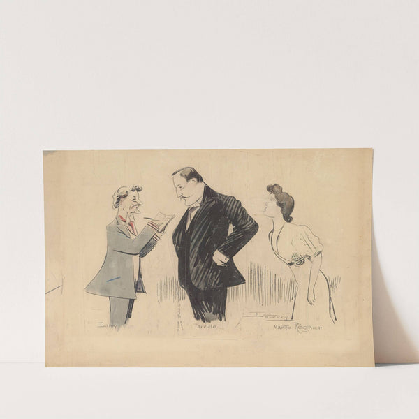 Lamy, Tarride, Marthe Régnier (1908) by Maurice Lourdey