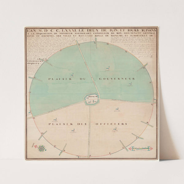 L’An MDCCLXXX, de deux de Juin et jours suivants (1781)