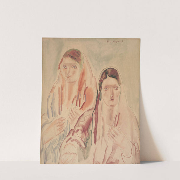 Lancashire mill girls by Frances Hodgkins