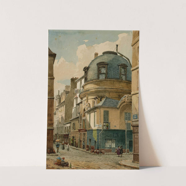 L’ancienne école de médecine en 1869 by Louis-Martial-Théodat Masson