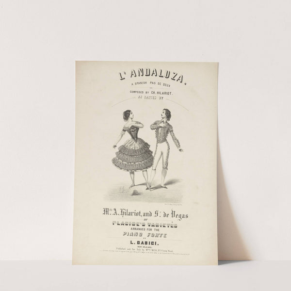L’andaluza (1850) by Alexandre Lacauchie